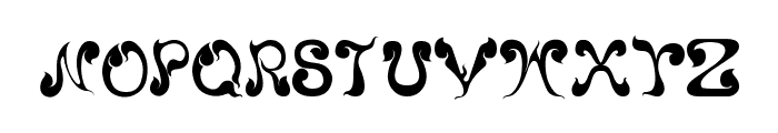 CRU-Nonthawat-Regular- Font UPPERCASE