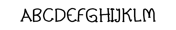 CRU-Pharit-Hand-Written v2 Bold Font UPPERCASE