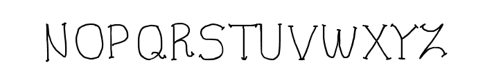 CRU-Pharit-Hand-Written v2 Regular Font UPPERCASE