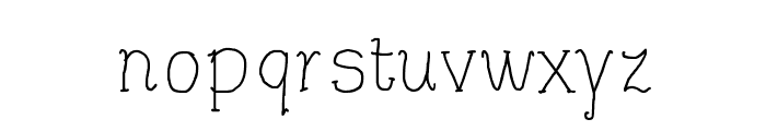 CRU-Pharit-Hand-Written v2 Regular Font LOWERCASE