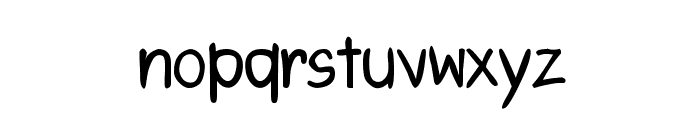 CRU-Saowalak-Hand-Written-Bold Font LOWERCASE