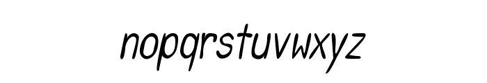 CRU-Saowalak-Italic Font LOWERCASE