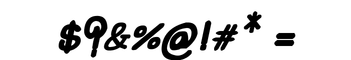 CRU-Suttinee-Hand-Written-Bold Font OTHER CHARS