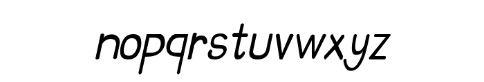 CRU-Suttinee-Hand-Written-Italic Font LOWERCASE