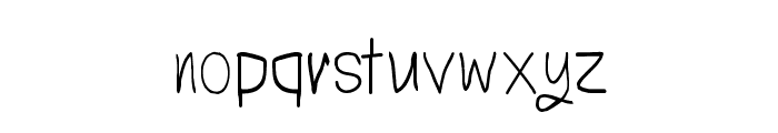 CRU-Todsaporn-Hand-Written-Bold Font LOWERCASE