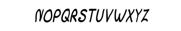 CRU-chonticha-handwrittenItalic Font UPPERCASE