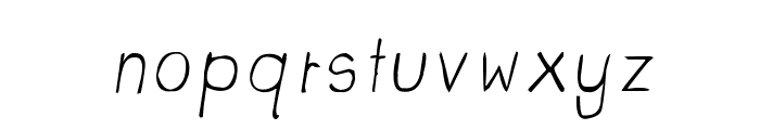 CRU-dissaramas-Hand-Written Italic Font LOWERCASE