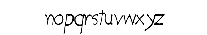 CRU-teerapong-Hand-Written Font LOWERCASE