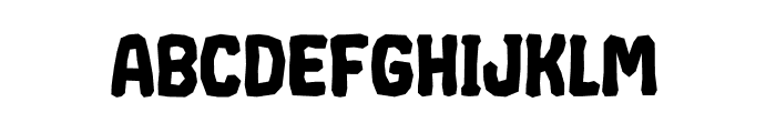 CRUMPLED Font UPPERCASE