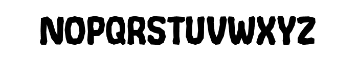 CRUMPLED Font UPPERCASE