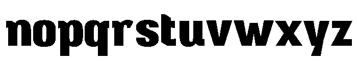 Crabs Slab Extra Bold Font LOWERCASE
