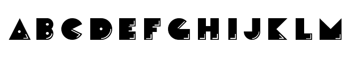 CrackManFront-Regular Font LOWERCASE