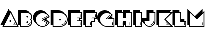 CrackMan Font LOWERCASE