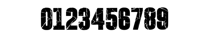 Cracked Bold Regular Font OTHER CHARS