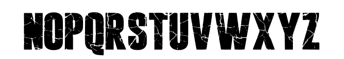 Cracked Bold Regular Font LOWERCASE