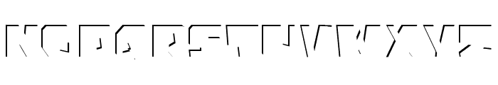 Cracked stone Inner Font UPPERCASE