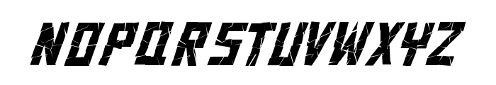 Cracksup Demo Italic Font UPPERCASE