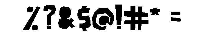 Crafteez Font OTHER CHARS