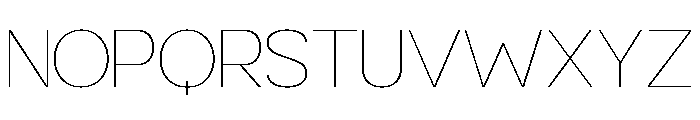 Crafter Dreams Thin Font UPPERCASE