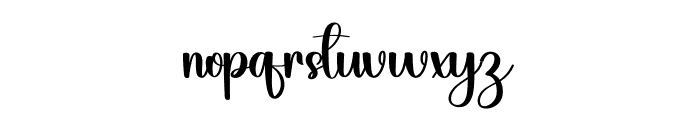 Crafting Font LOWERCASE