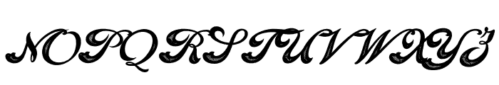 Craftsman PERSONAL USE Italic Font UPPERCASE