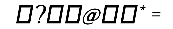 Cranio Oblique Font OTHER CHARS