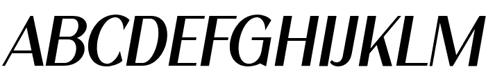 Cranio Oblique Font UPPERCASE