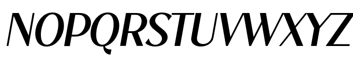 Cranio Oblique Font UPPERCASE