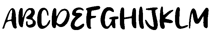Crative Think Font UPPERCASE