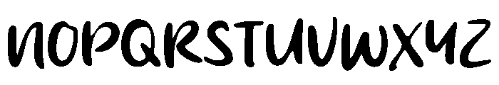 Crative Think Font UPPERCASE