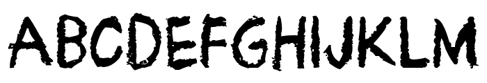 Crayon Libre Font UPPERCASE