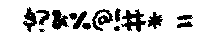 Crayon and the Wolf Font OTHER CHARS