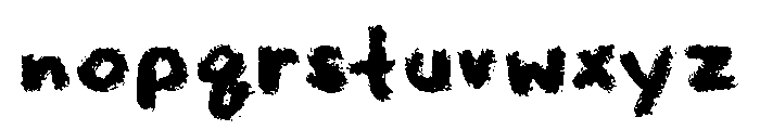 Crayon and the Wolf Font LOWERCASE