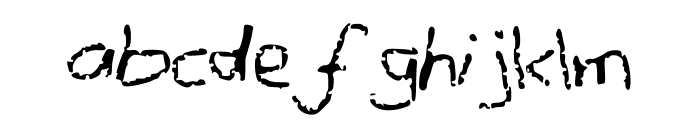 CrayonSketches Font LOWERCASE