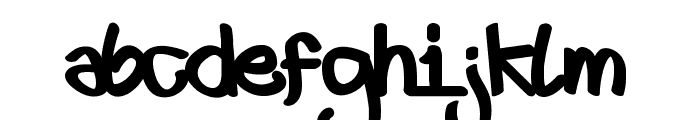Craze One's first font Font LOWERCASE