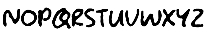 Crazy Work Font UPPERCASE
