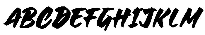 Crazys PERSONAL USE ONLY! Font UPPERCASE