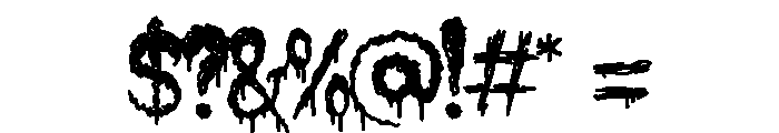 Creaking Crypt Font OTHER CHARS