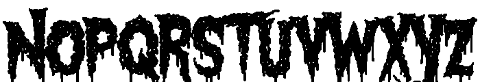 Creaking Crypt Font UPPERCASE