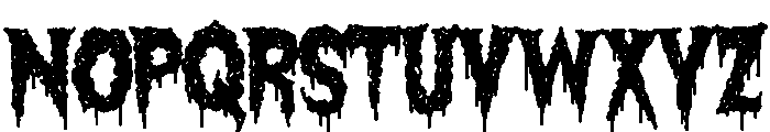 Creaking Crypt Font LOWERCASE