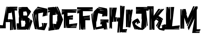 Creaky Frank Font LOWERCASE