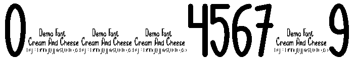 Cream and Cheese Bold Font OTHER CHARS