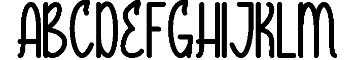 Cream and Cheese Bold Font UPPERCASE
