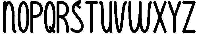 Cream and Cheese Bold Font UPPERCASE