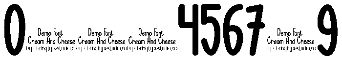 Cream and Cheese Extra Bold Font OTHER CHARS