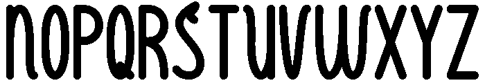 Cream and Cheese Extra Bold Font UPPERCASE