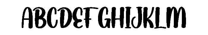 Creamy Cake Font UPPERCASE