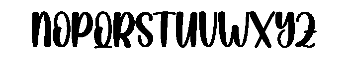 Creamy Cake Font UPPERCASE