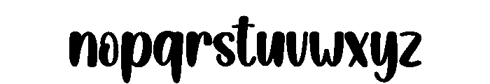 Creamy Cake Font LOWERCASE