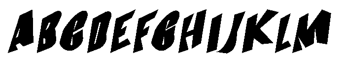 Createhan Font UPPERCASE